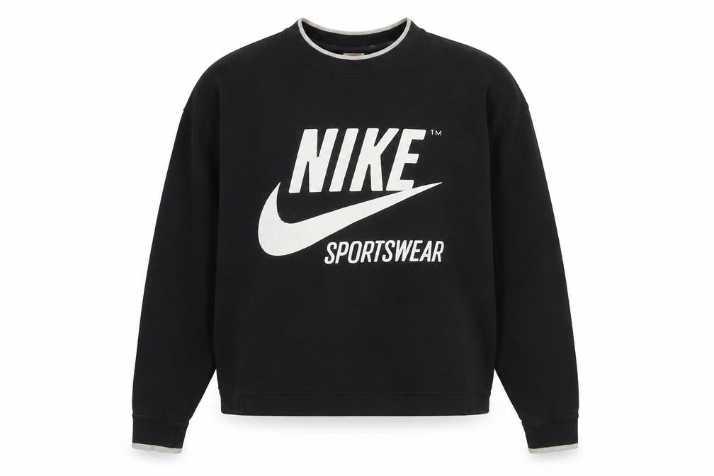 Womens UK Size S Nike Black Pullover Sweatshirt