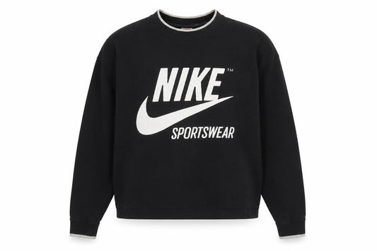 Womens UK Size S Nike Black Pullover Sweatshirt