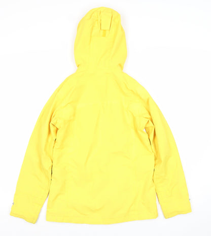 Gelert Girls Yellow Waterproof Hooded Rain Coat 9-10 Years