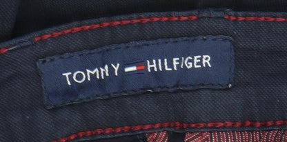 Tommy Hilfiger Men's Blue Chino Trousers 36W 34L Cotton Straight Fit