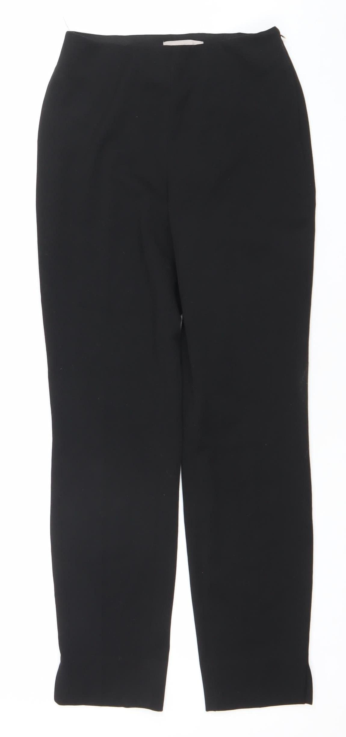 H&M Women’s Black XS Slim Fit Tapered Stretch Trousers