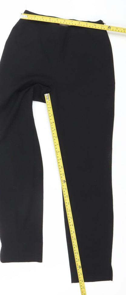 H&M Women’s Black XS Slim Fit Tapered Stretch Trousers