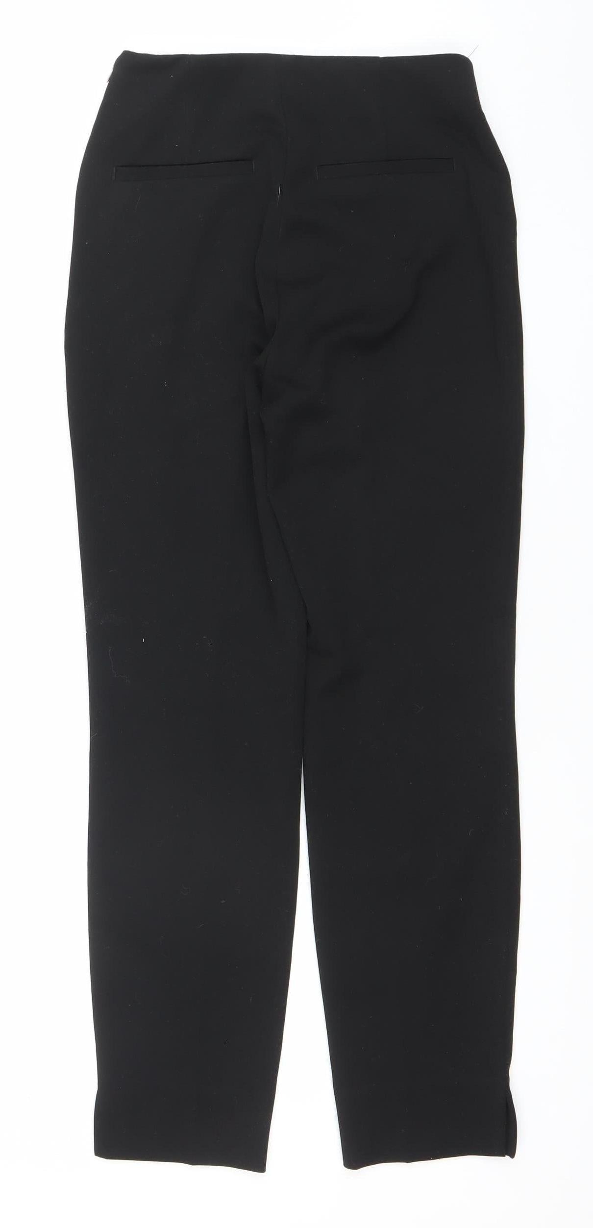 H&M Women’s Black XS Slim Fit Tapered Stretch Trousers
