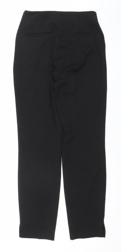 H&M Women’s Black XS Slim Fit Tapered Stretch Trousers