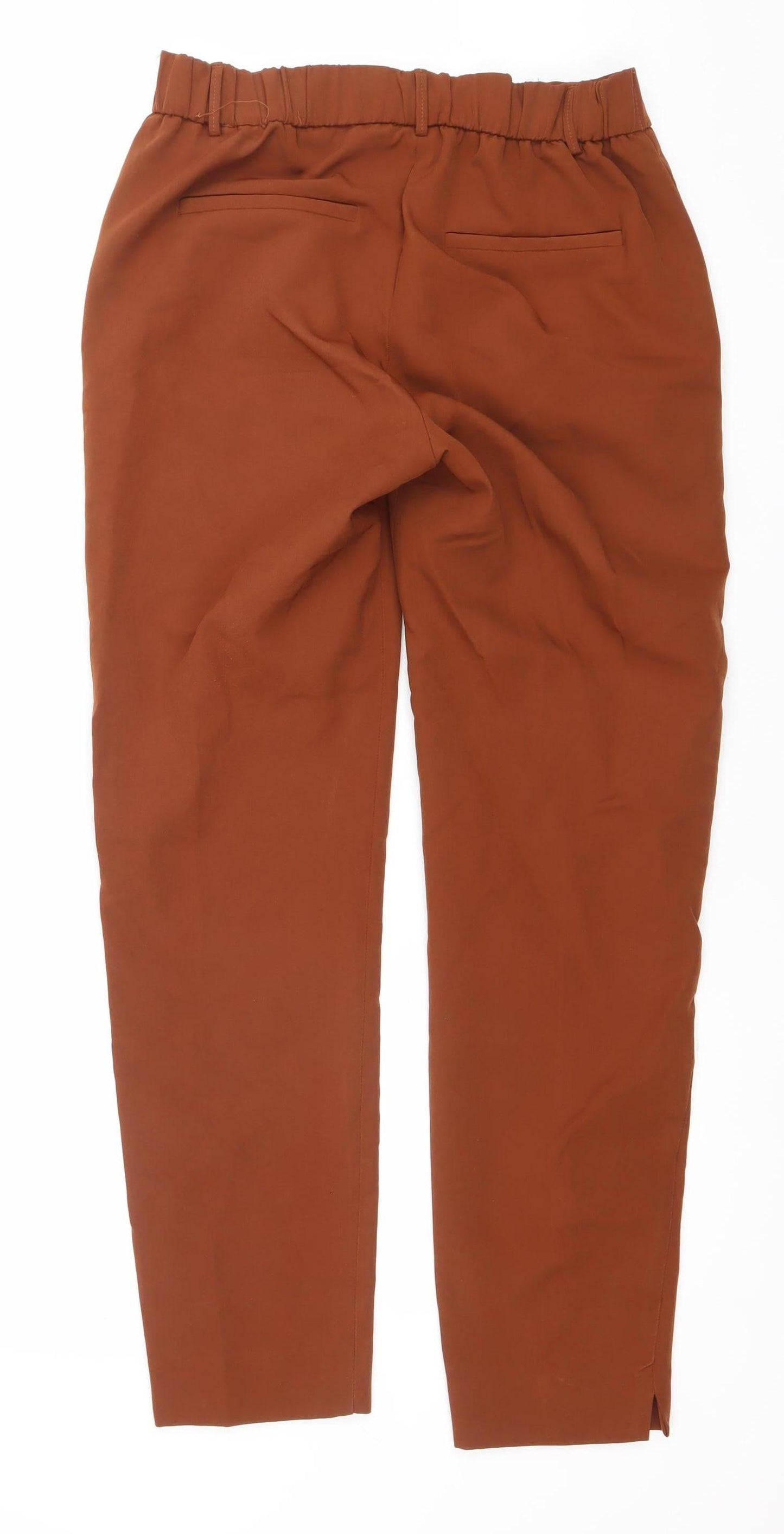 Only Women Brown Chino Trousers S Regular 32in Waist