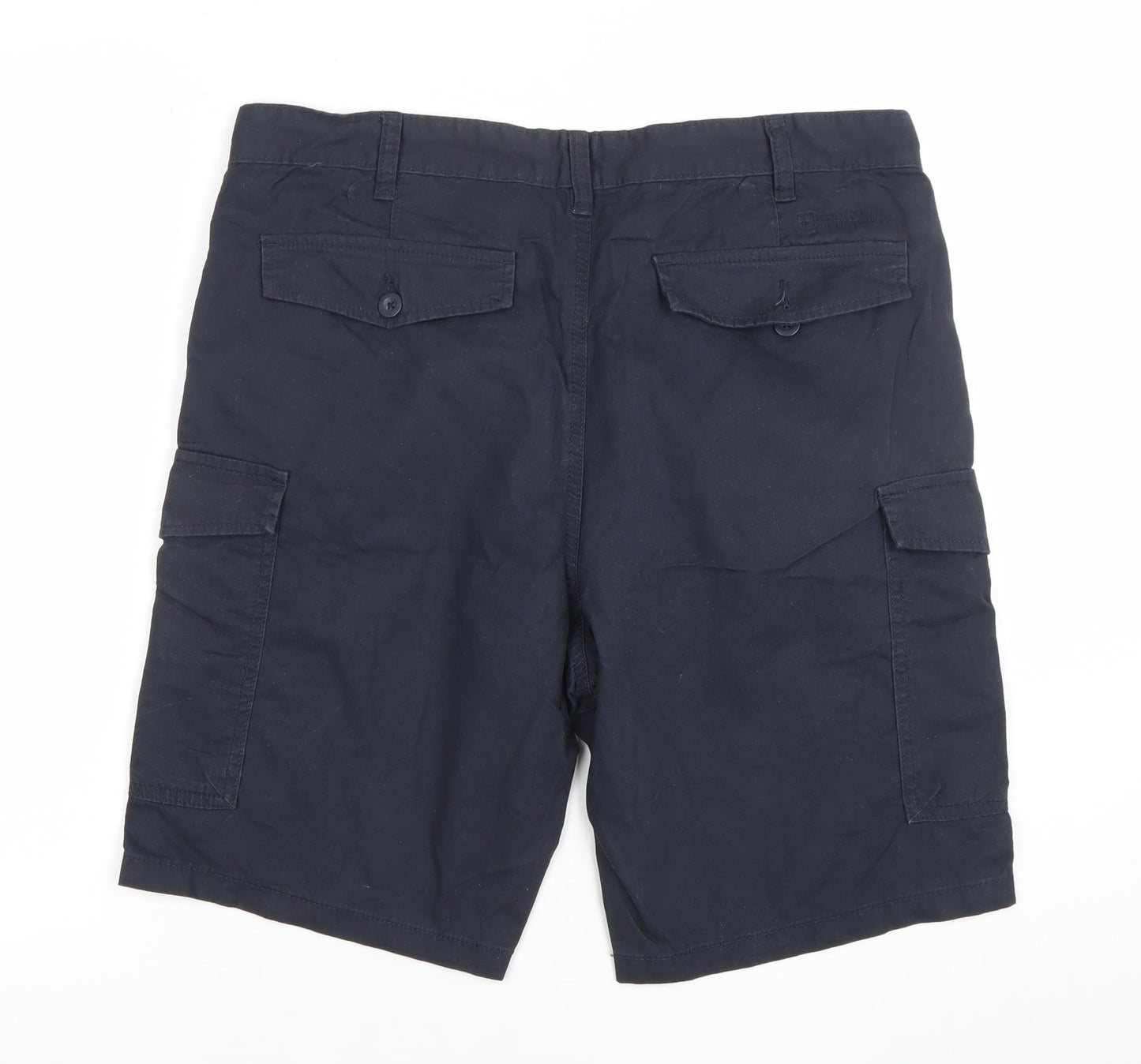 Mountain Warehouse Men's Navy Cargo Shorts Size 34 Cotton Casual