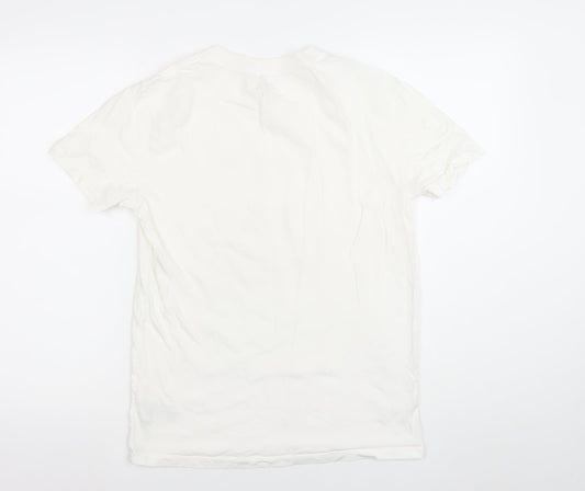 GAP Women's White Classic T-Shirt XS Short Sleeve Cotton Casual