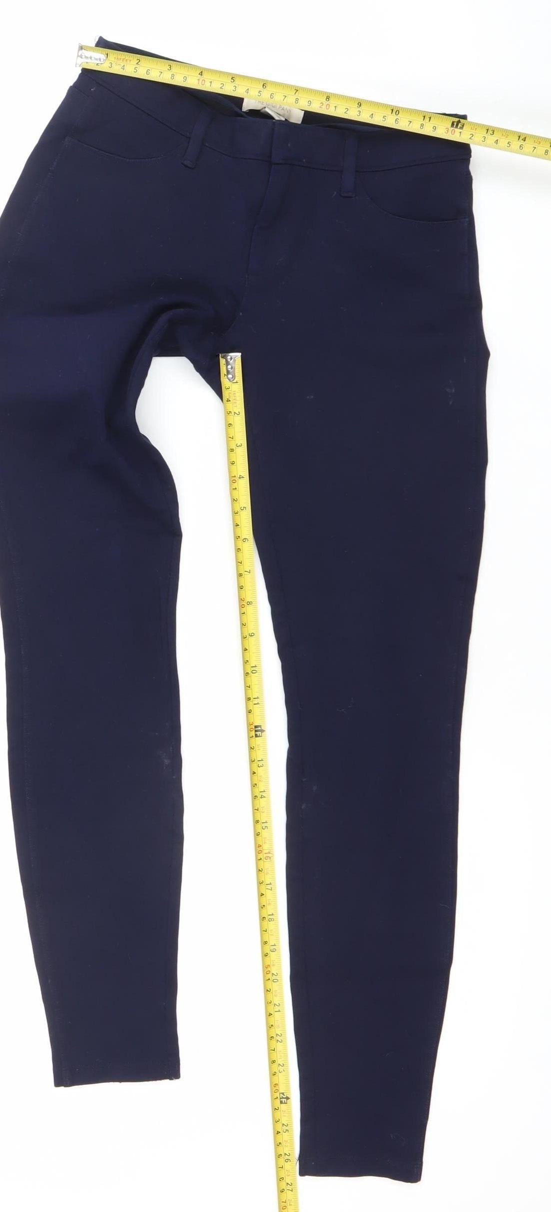 J.Crew Women's Blue Skinny Gigi Pant Visco-Nylon Stretch 2XS