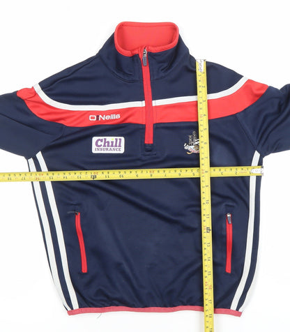 O'Neills Boys Blue 9-10 Years Sports 1/4 Zip Sweatshirt