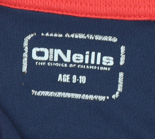O'Neills Boys Blue 9-10 Years Sports 1/4 Zip Sweatshirt