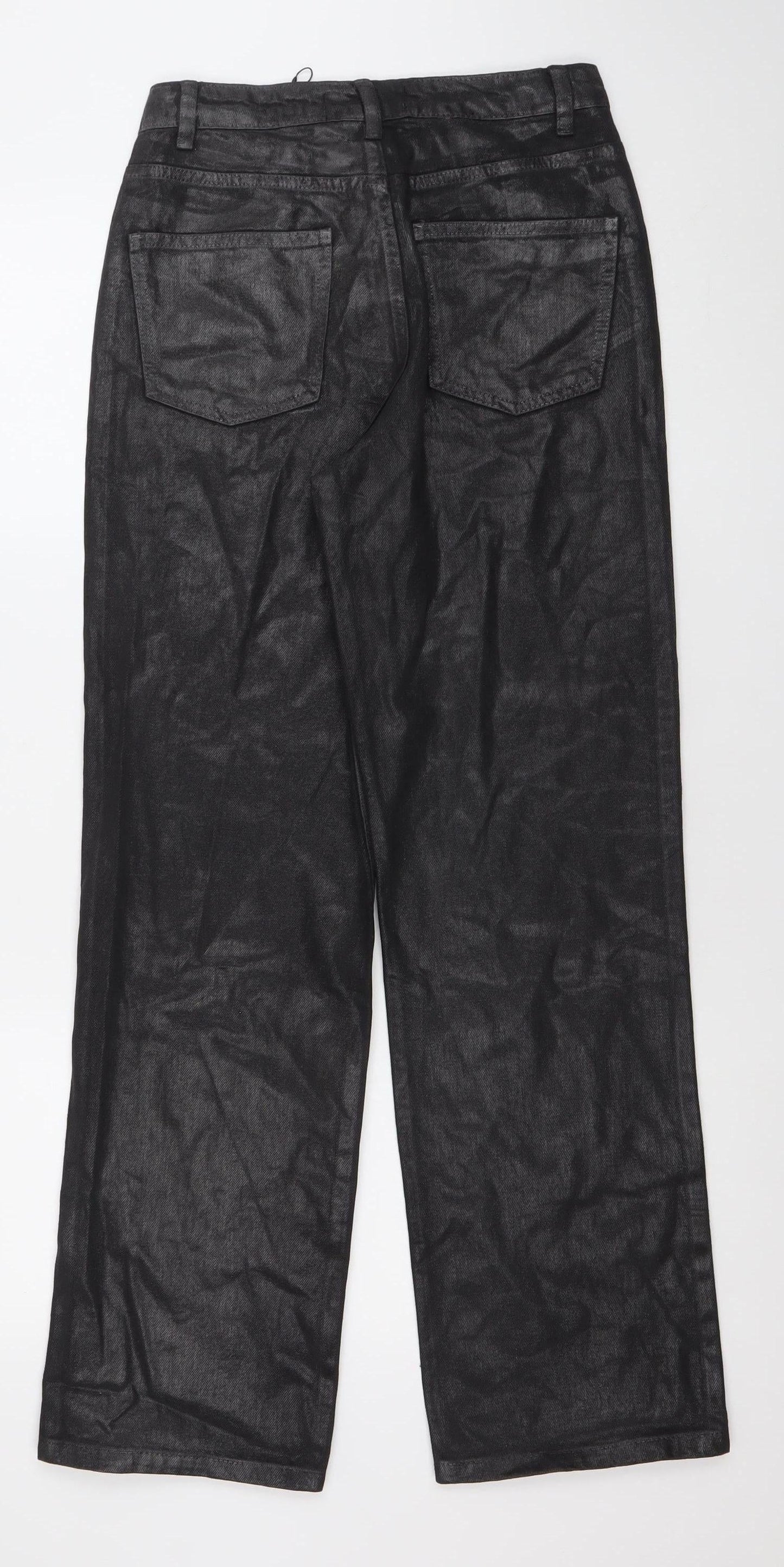 Denim Co Women’s Black Straight Leg Jeans Size 6 Cotton Classic Style