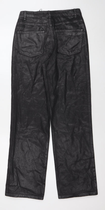 Denim Co Women’s Black Straight Leg Jeans Size 6 Cotton Classic Style