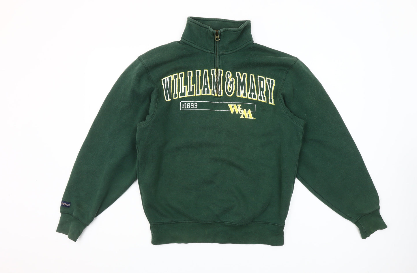 JanSport Women’s Green 1/4 Zip William & Mary Fleece Sweatshirt S