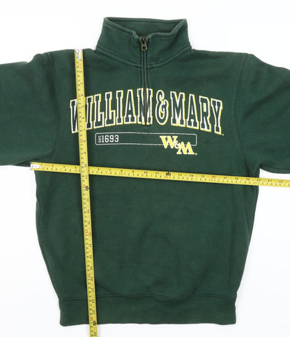 JanSport Women’s Green 1/4 Zip William & Mary Fleece Sweatshirt S
