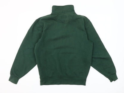 JanSport Women’s Green 1/4 Zip William & Mary Fleece Sweatshirt S