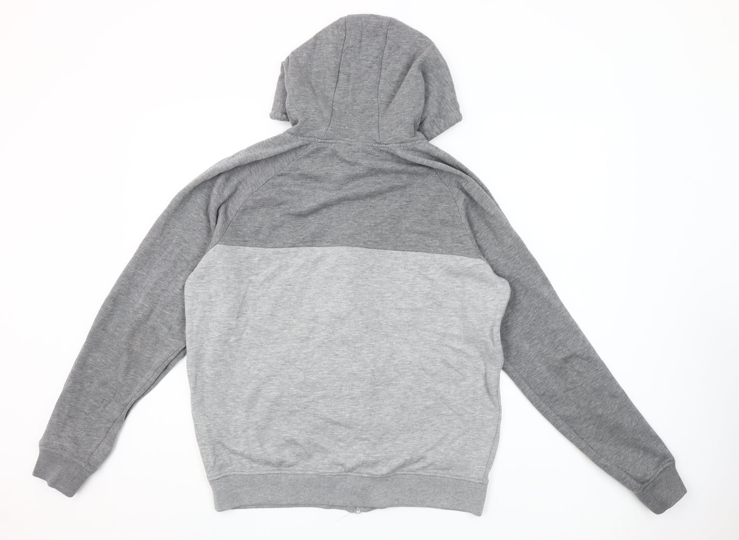 Mens UK Size L FILA Grey Full Zip Hoodie