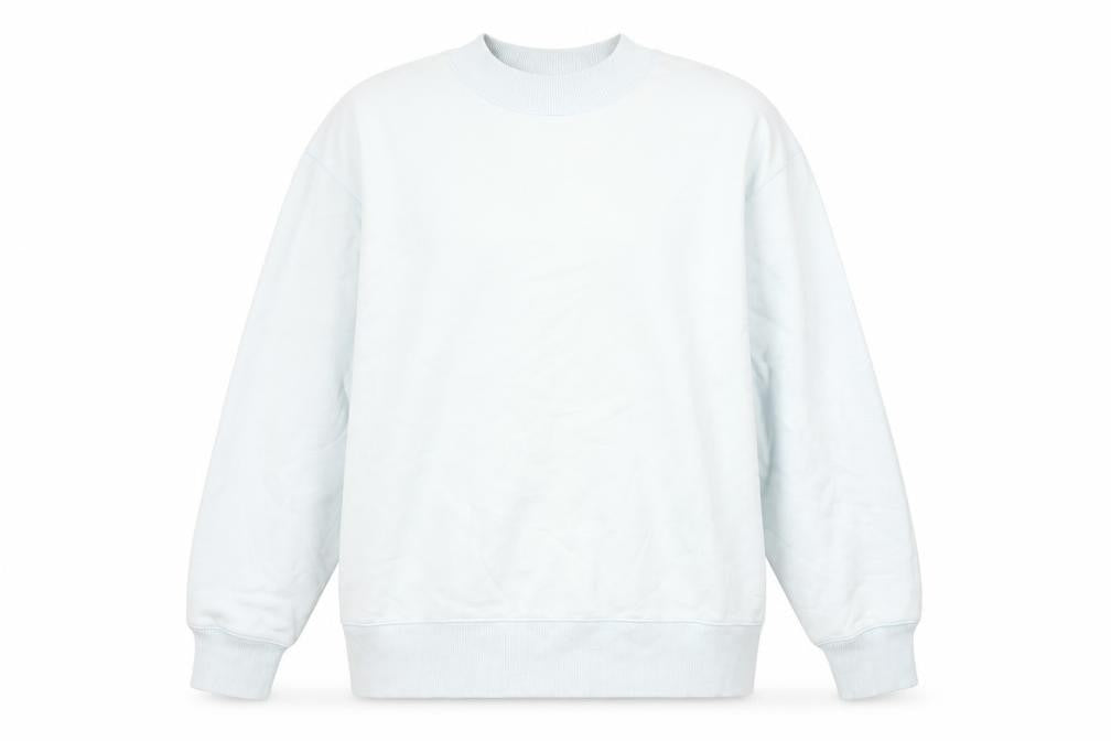 Uniqlo Women Light Blue XL Crew Neck Pullover Sweatshirt