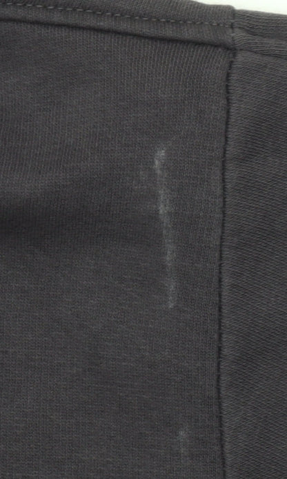 MNG Women's Black Cotton Blend Pullover Sweatshirt Size S