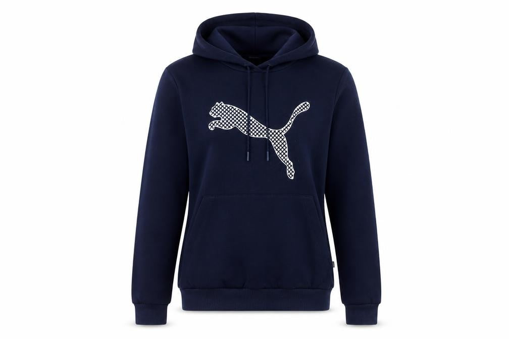 Womens UK Size XS PUMA Blue Pullover Hoodie