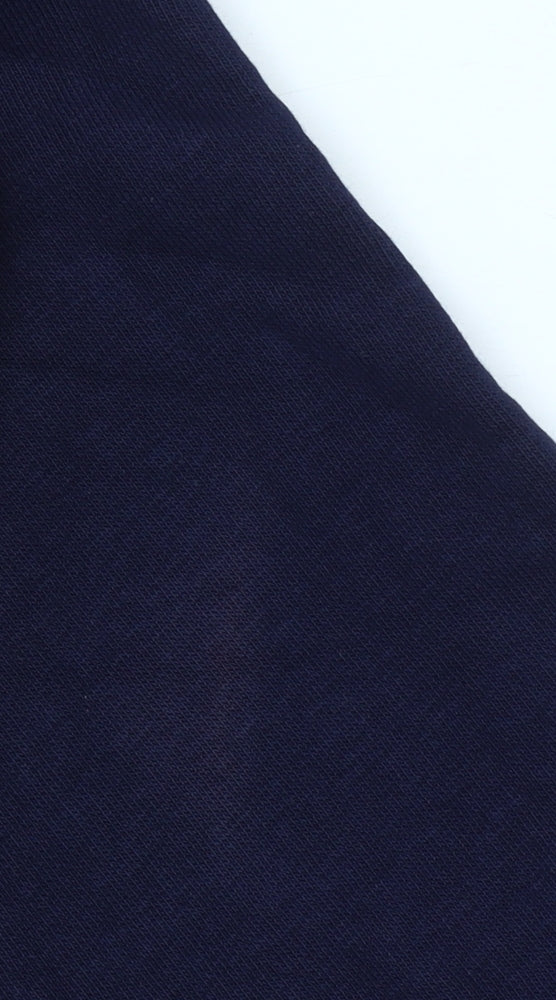 Puma Womens Navy Blue Pullover Hoodie XS Logo Cotton Blend