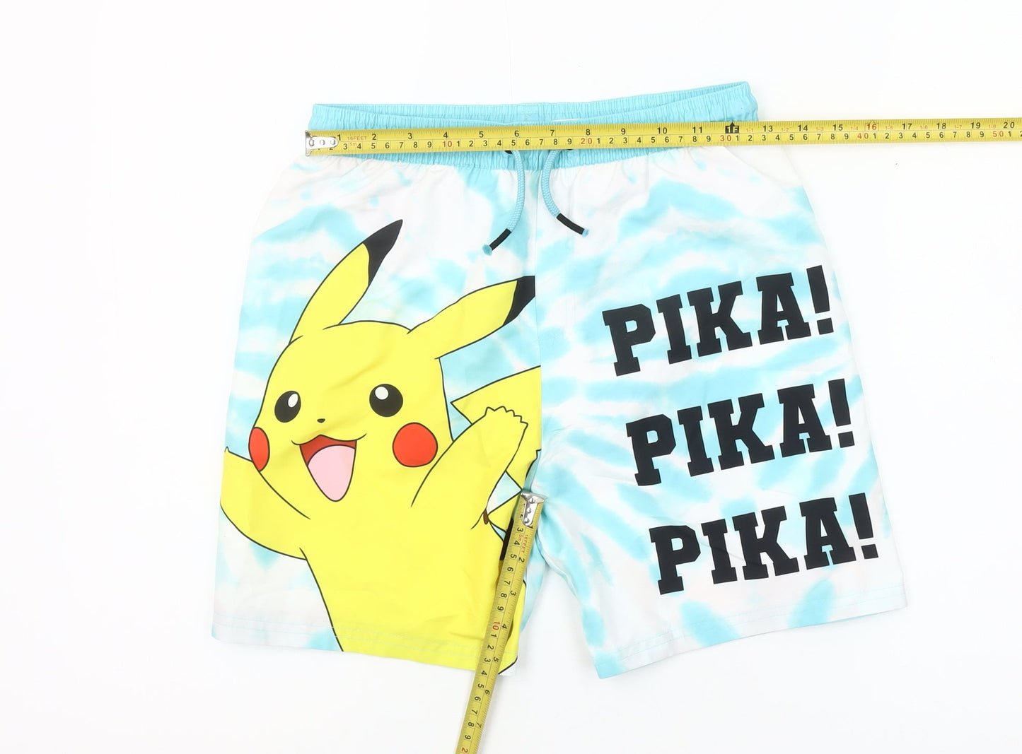 Pokémon Boys Multicoloured Pikachu Tie Dye Swim Shorts 11-12 Years
