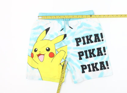 Pokémon Boys Multicoloured Pikachu Tie Dye Swim Shorts 11-12 Years