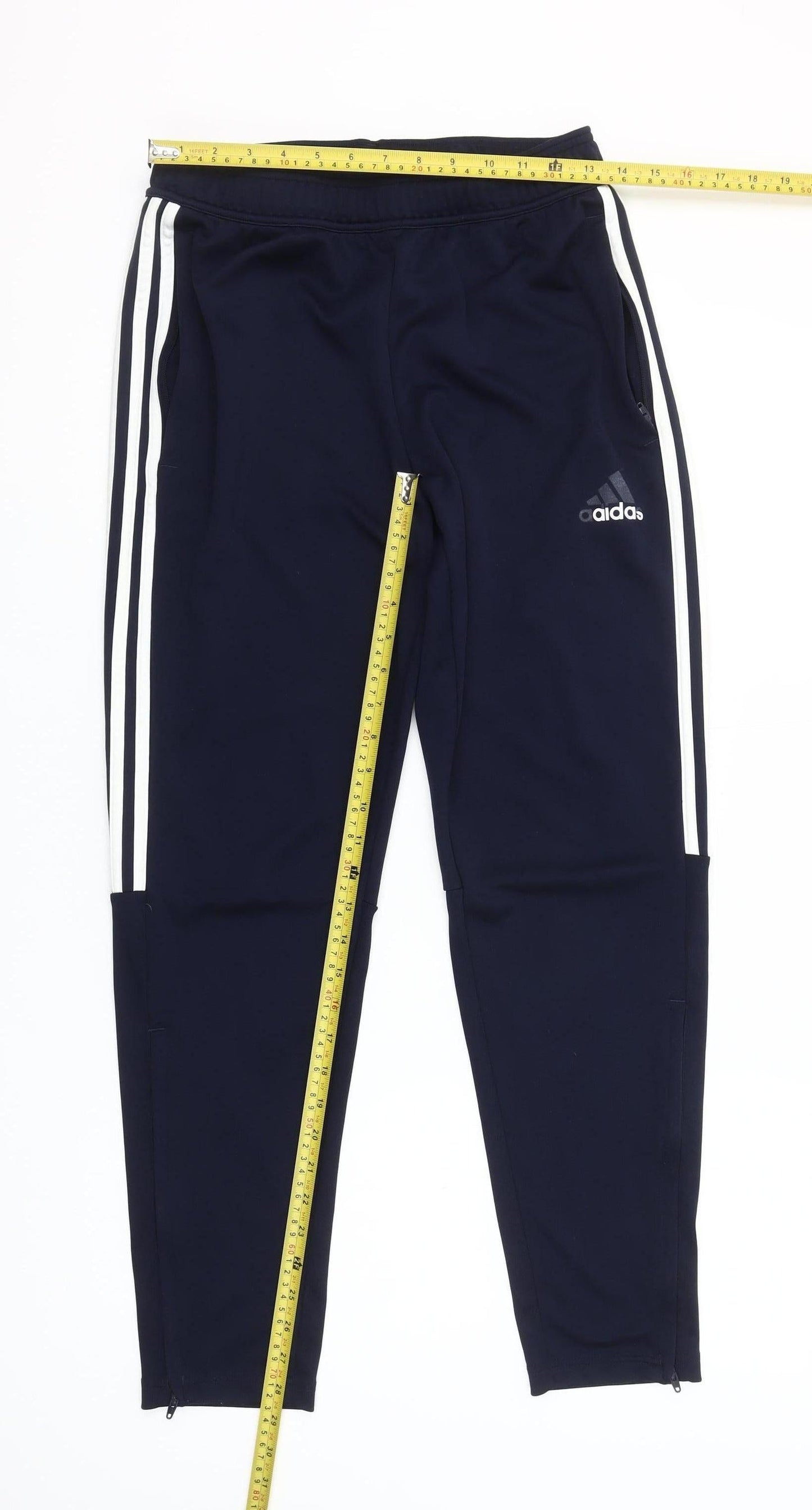 Adidas Men’s Blue Jogger Track Pants Size M Tapered Fit Breathable