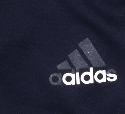 Adidas Men’s Blue Jogger Track Pants Size M Tapered Fit Breathable