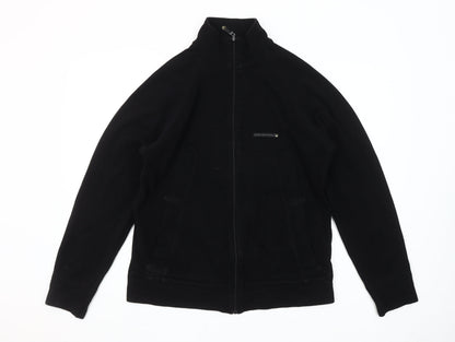 Duck and Cover Men's Black Full Zip Fleece Sweatshirt M