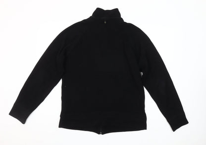 Duck and Cover Men's Black Full Zip Fleece Sweatshirt M