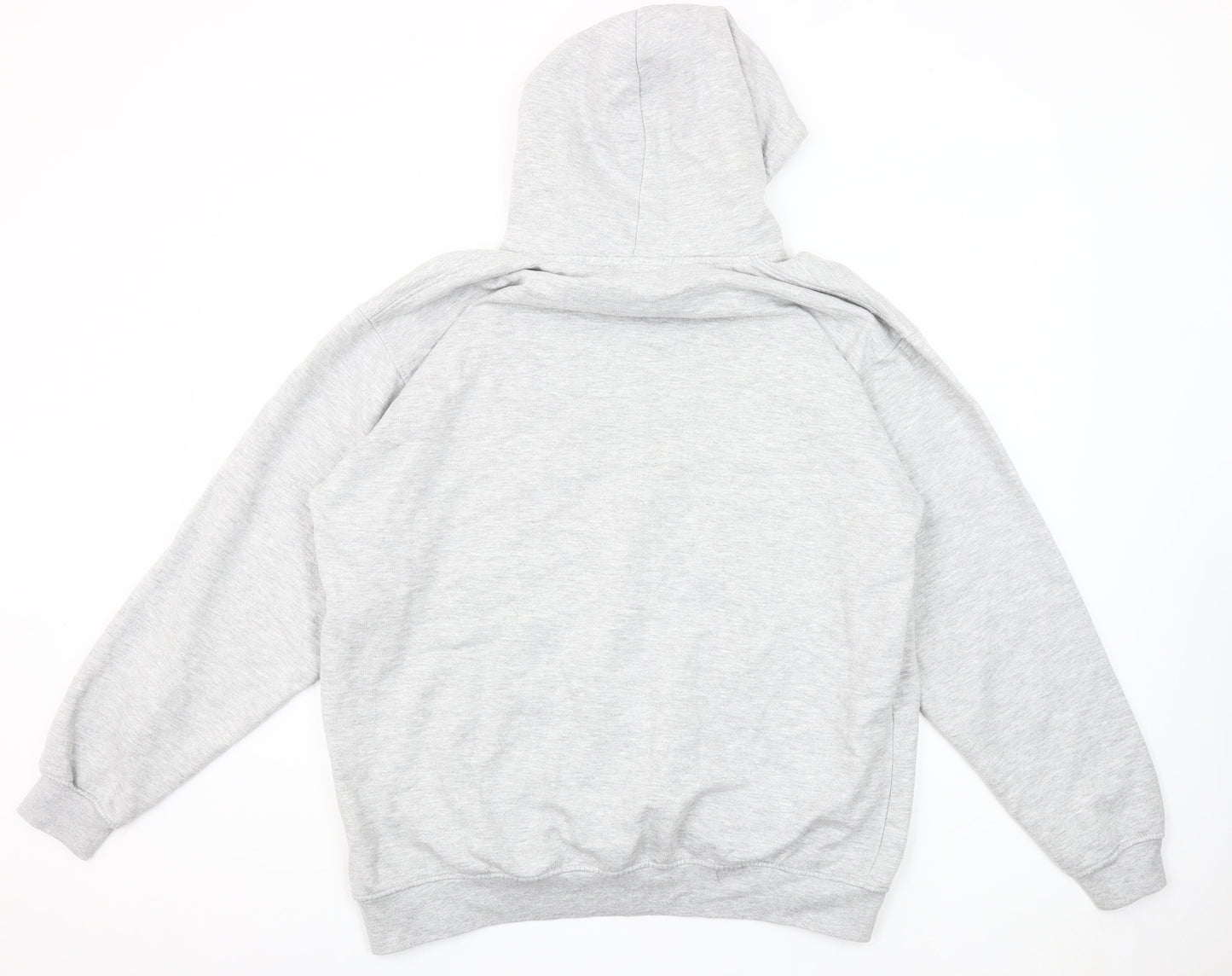 Uneek Mens Grey XL Pullover Hoodie Dead Fish Logo Fleece Sweatshirt