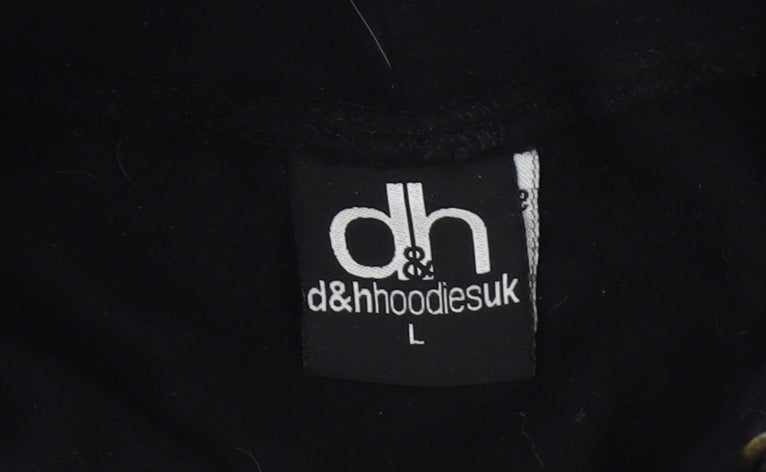d&hhoodiesuk Women's Black L Pullover Hoodie Within Temptation Tour Graphic