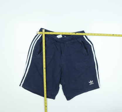 Adidas Mens Blue Sweat Shorts Size M Casual Sportswear
