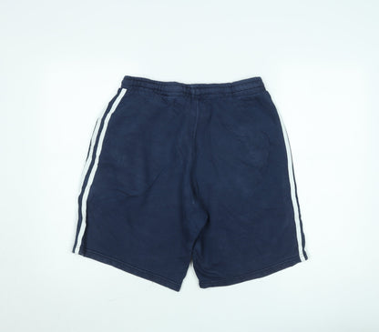 Adidas Mens Blue Sweat Shorts Size M Casual Sportswear