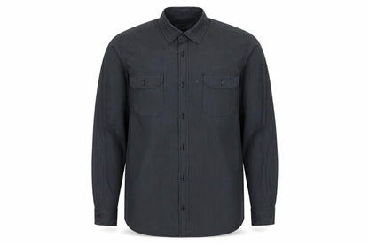 Burton Men's Black Striped Long Sleeve Button-Up Shirt Size M