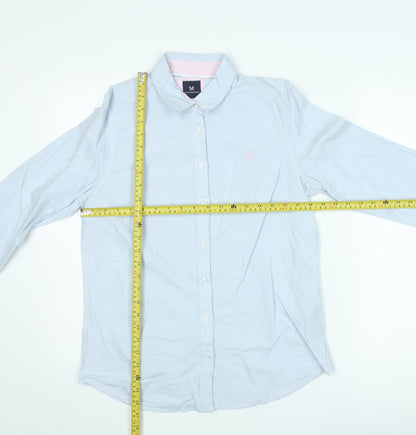 Crew Clothing Company Men's Blue Classic Fit Button-Up Shirt M