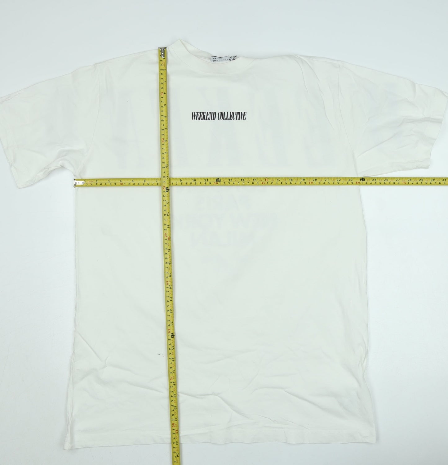 ASOS DESIGN Men's White Weekend Collective Graphic T-Shirt Size M