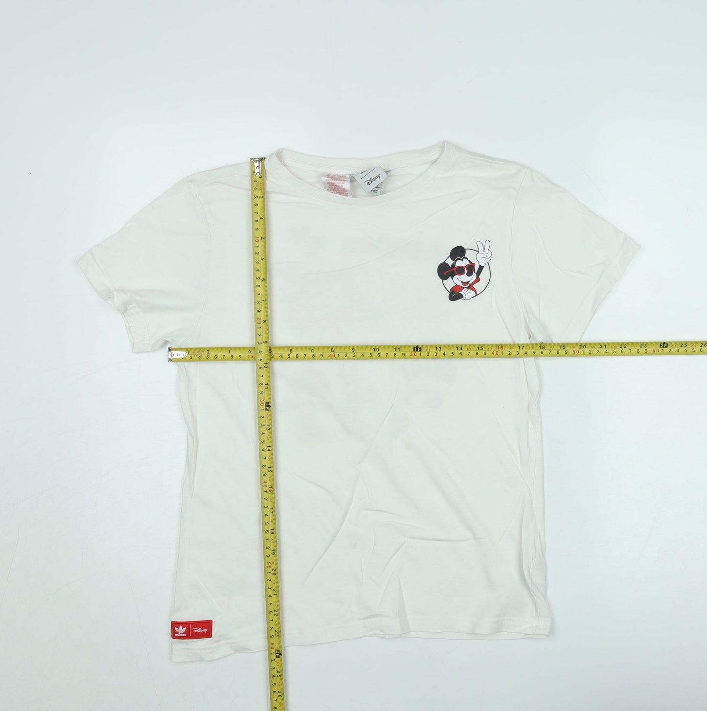 adidas Disney Teens White Cotton Graphic T-Shirt L
