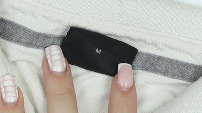 Hugo Boss Mens Ivory Pima Cotton Regular Fit Polo Shirt M