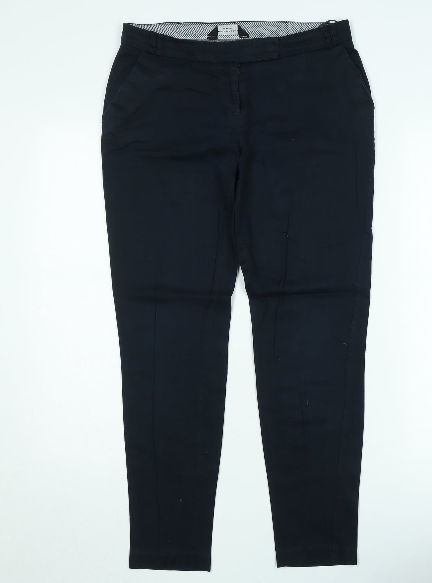 Dorothy Perkins Women’s Black Slim Fit Chino Trousers Size 8