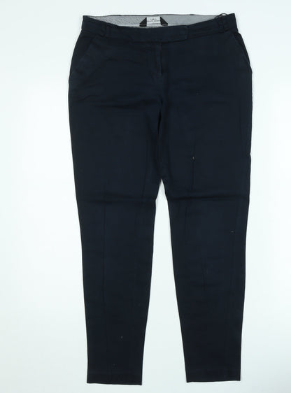 Dorothy Perkins Women’s Black Slim Fit Chino Trousers Size 8