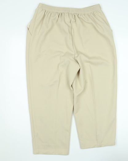 Marks and Spencer Women’s Beige Size 20 Tall Straight Trousers