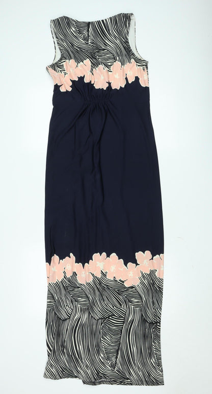 Principles by Ben de Lisi Women's Blue Floral Midi Sheath Dress Size 12