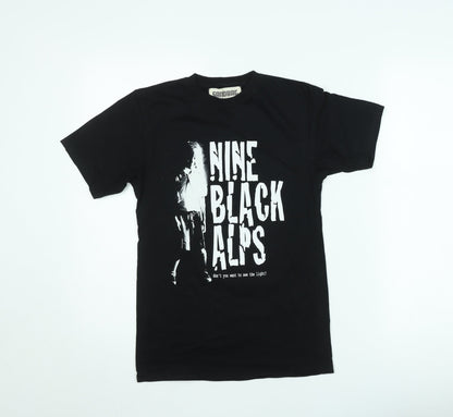 Sandbag Men’s Black Nine Black Alps Band Graphic T-Shirt XS Vintage