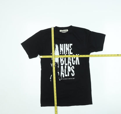 Sandbag Men’s Black Nine Black Alps Band Graphic T-Shirt XS Vintage