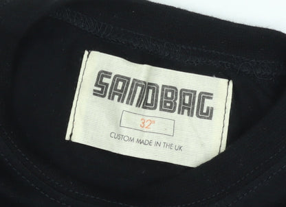 Sandbag Men’s Black Nine Black Alps Band Graphic T-Shirt XS Vintage
