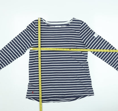 Womens UK Size 12 Joules Blue Basic T-Shirt