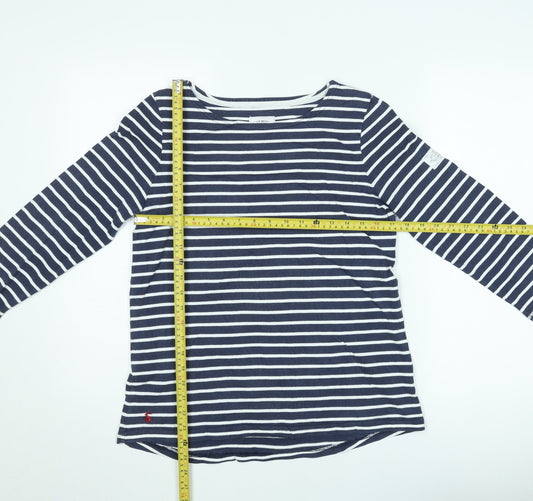 Womens UK Size 12 Joules Blue Basic T-Shirt