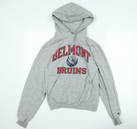 Mens UK Size S Champion Grey Pullover Hoodie