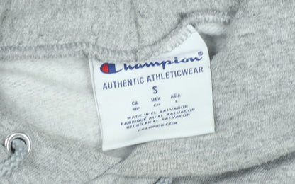 Mens UK Size S Champion Grey Pullover Hoodie